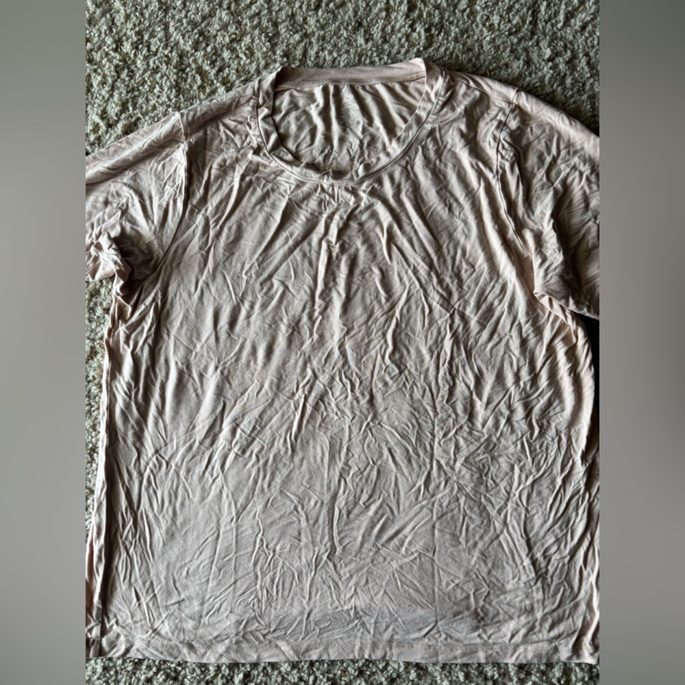 Kyte BABY Short Sleeve Tee in Pale peach